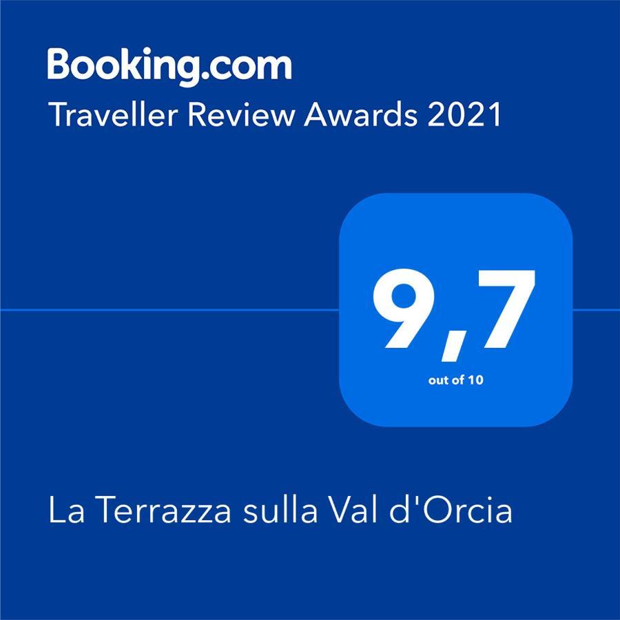 카스틸리오니도르시아 La Terrazza Sulla Val D'Orcia 아파트 외부 사진
