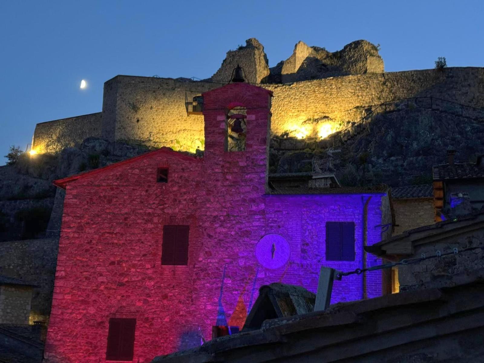 카스틸리오니도르시아 La Terrazza Sulla Val D'Orcia 아파트 외부 사진