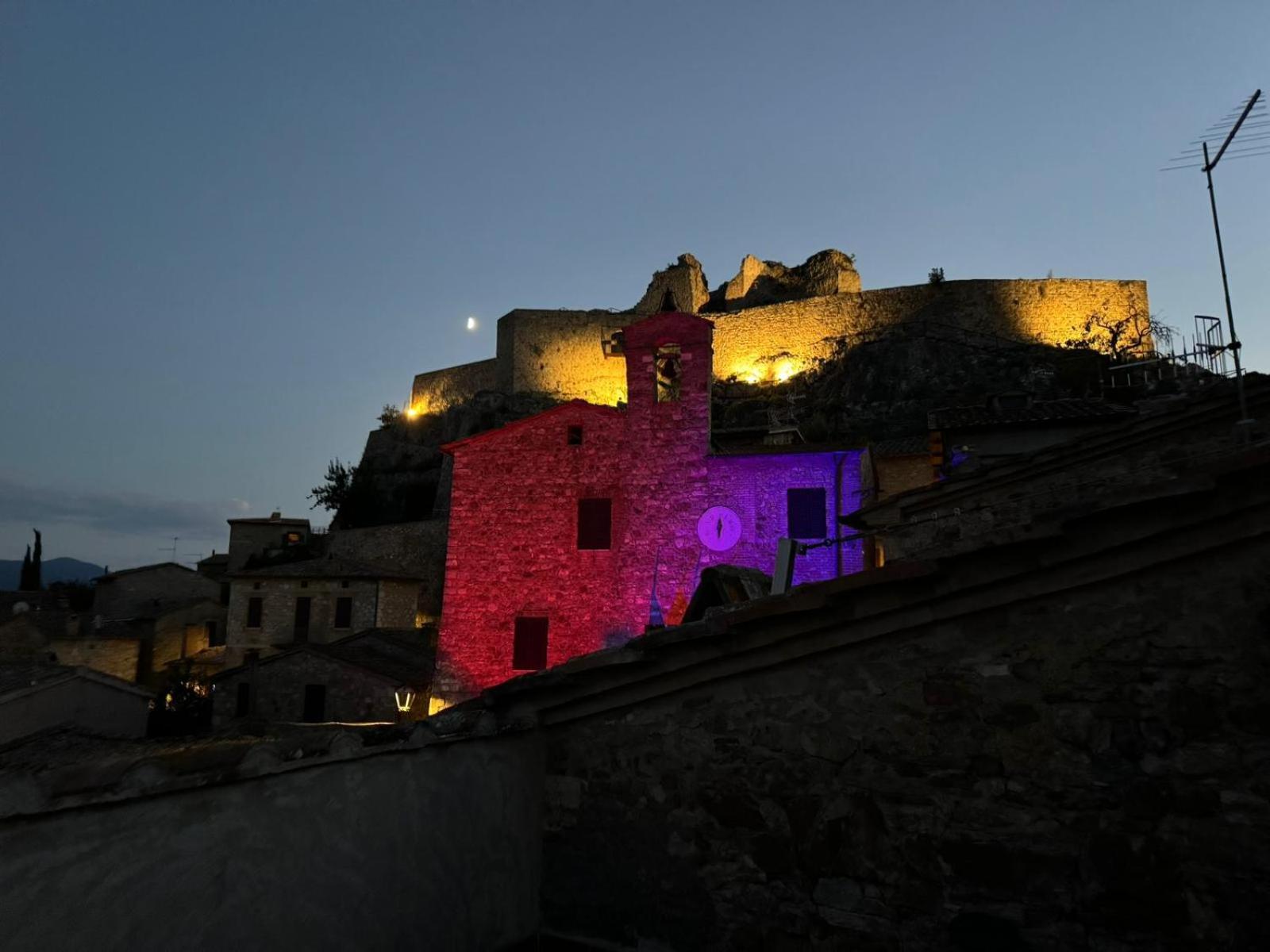 카스틸리오니도르시아 La Terrazza Sulla Val D'Orcia 아파트 외부 사진