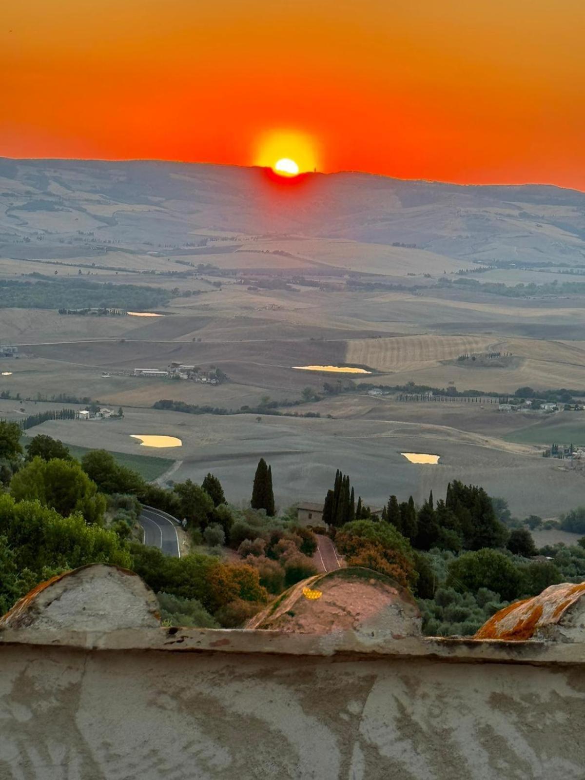 카스틸리오니도르시아 La Terrazza Sulla Val D'Orcia 아파트 외부 사진