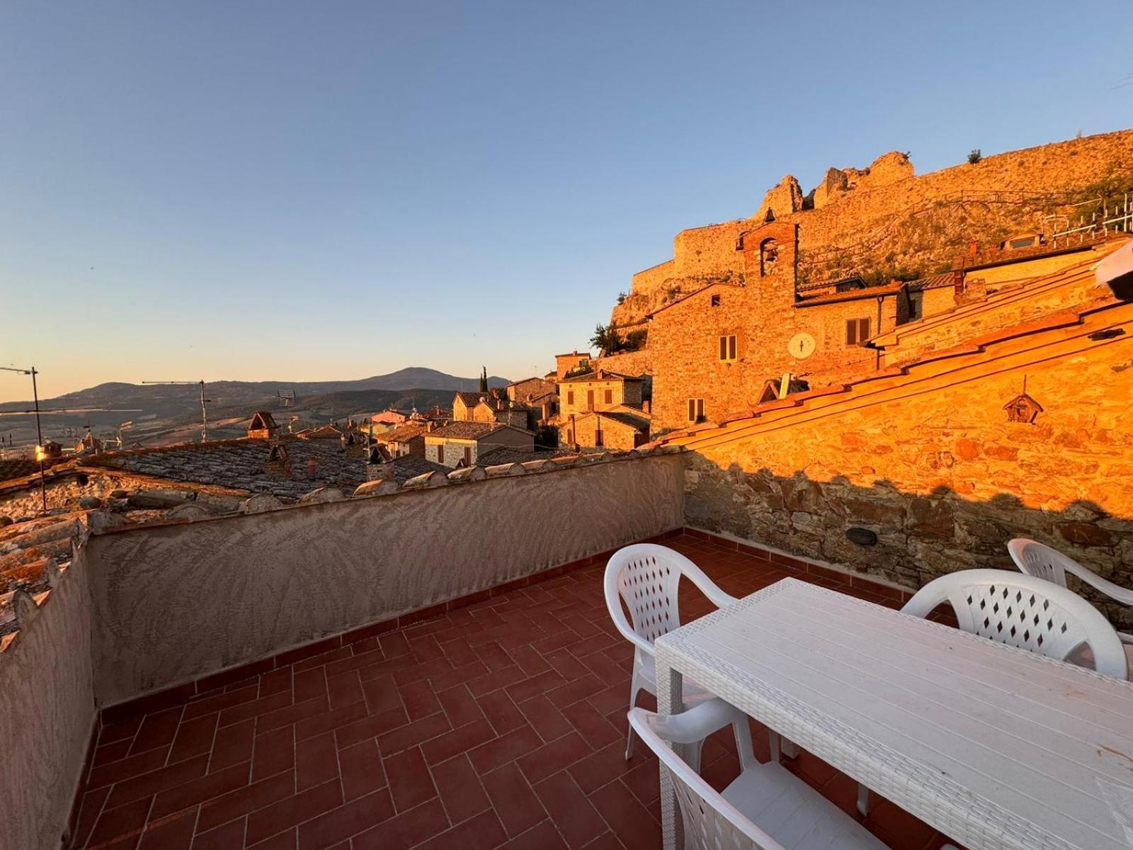 카스틸리오니도르시아 La Terrazza Sulla Val D'Orcia 아파트 외부 사진