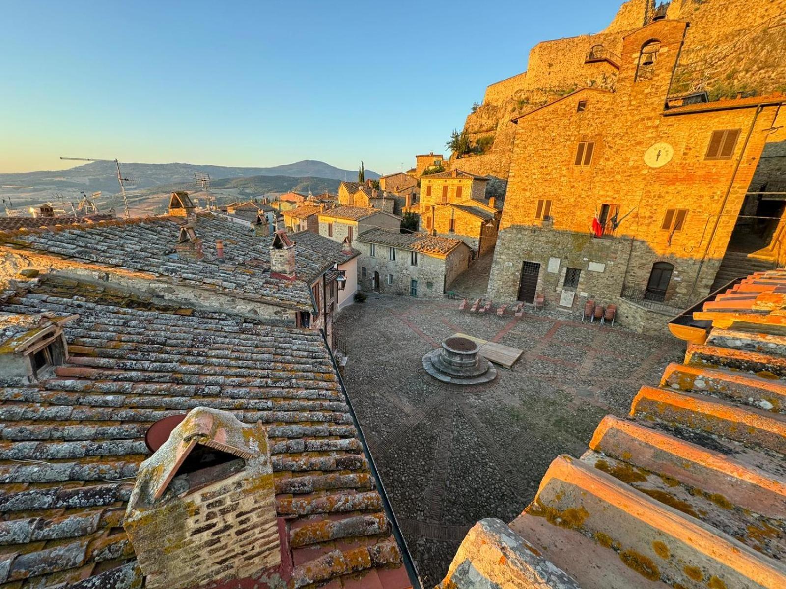 카스틸리오니도르시아 La Terrazza Sulla Val D'Orcia 아파트 외부 사진
