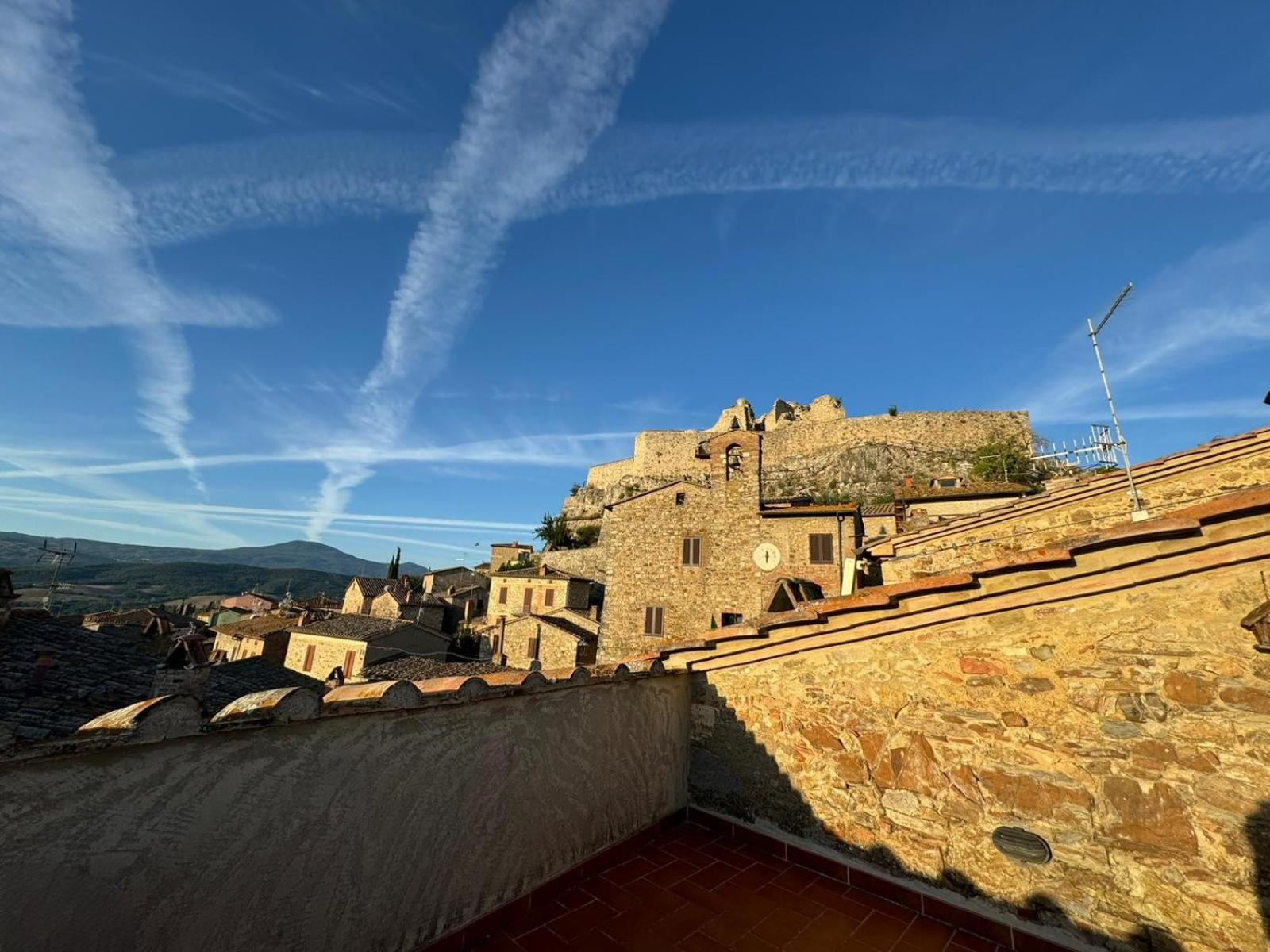 카스틸리오니도르시아 La Terrazza Sulla Val D'Orcia 아파트 외부 사진