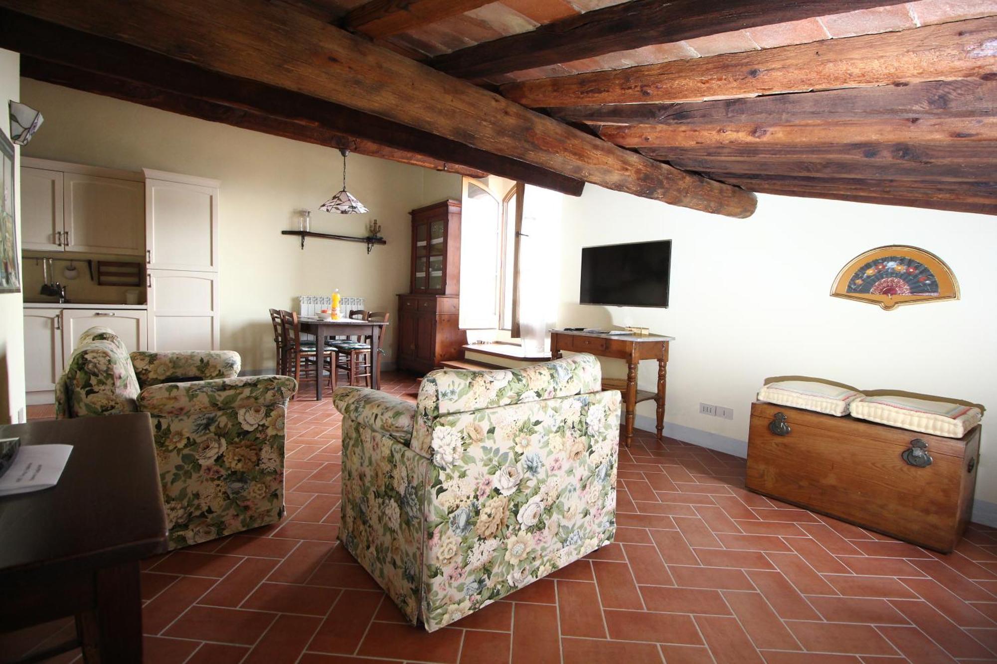 카스틸리오니도르시아 La Terrazza Sulla Val D'Orcia 아파트 외부 사진